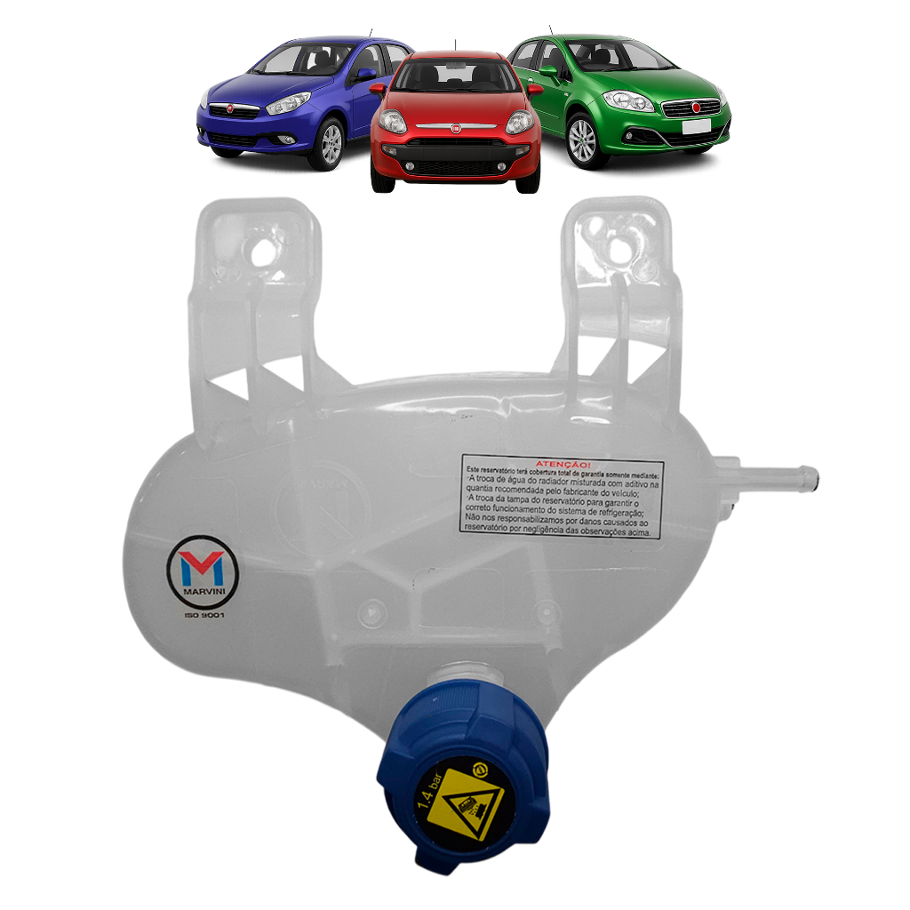 Reservatório Radiador Fiat Linea/punto 2011 Em Diante C/ta em Oferta na Shopee
