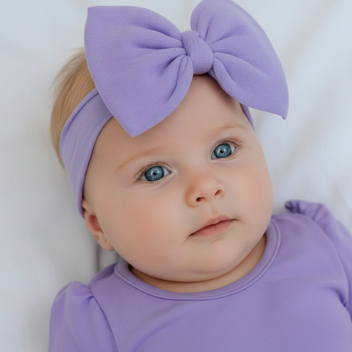 Kit 3 Laços de Cabelo Infantil em Seda para Bebê - Faixinha Confortável -Acessórios para Menina - Antialérgico em Oferta na Shopee