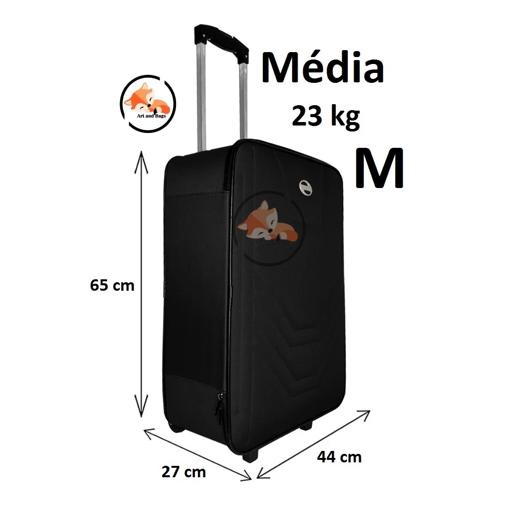 Mala de Viagem 23kg MÉDIA DESPACHAR Viagem Média Resistente Village - Média Barata