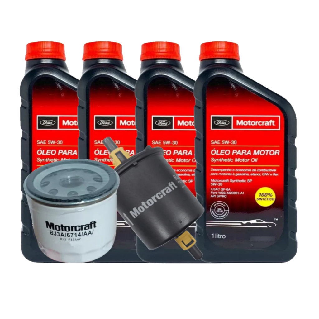 Kit 4 Litros Óleo 5w30 E Filtros Ford Ka Ecosport New Fiesta em Oferta na Shopee