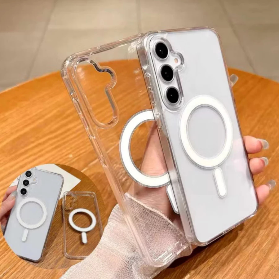 Capa proteção magsafe alta qualidade para galaxy SAMSUNG S23 - S24 - S24PLUS - S24ULTRA-S25-S25ULTRA em Oferta na Shopee