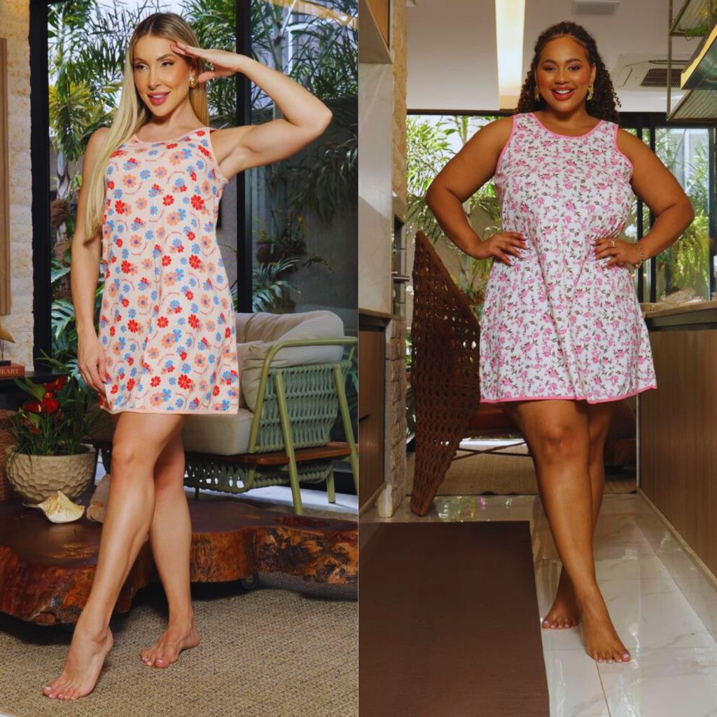 Camisola Regata Malha} 100% Algodão Babydool Feminino Dormi Camisola Botao Verão Delicada Manga Alça em Oferta na Shopee