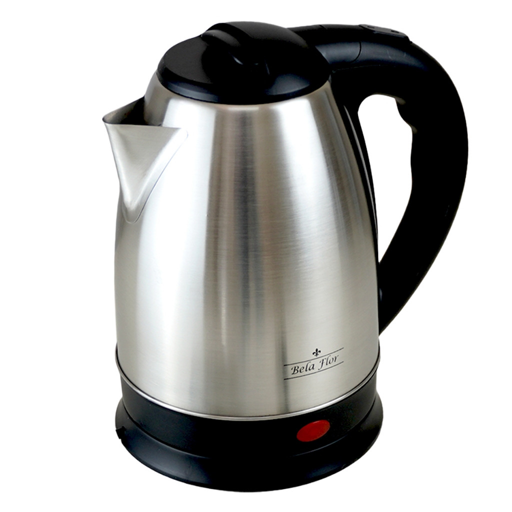 Chaleira Elétrica 1,8L Aço Inoxidável Premium - Bela Flor em Oferta na Shopee
