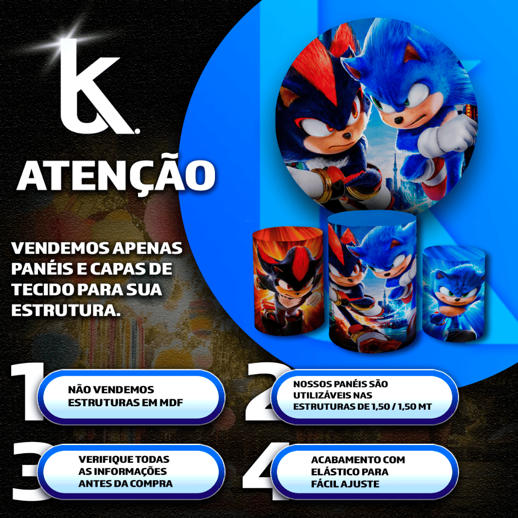 Kit Painel Casamento Noivado Decoração Aniversário Comemoração Aniversário Festa + Trio Capas Cilindro Vários Temas