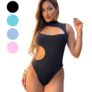 Body Recortes Moda Gringa Malha Premium Cores Novas Suplex em Oferta na Shopee
