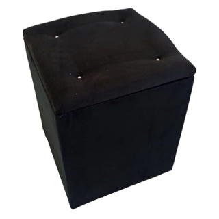 PUFF BAÚ QUADRADO 45 CM X 33 CM X 33 CM em Oferta na Shopee
