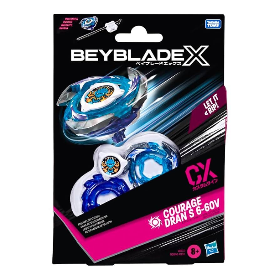 Beyblade X Courage Dran S 6-60V (Azul) - Hasbro G1677