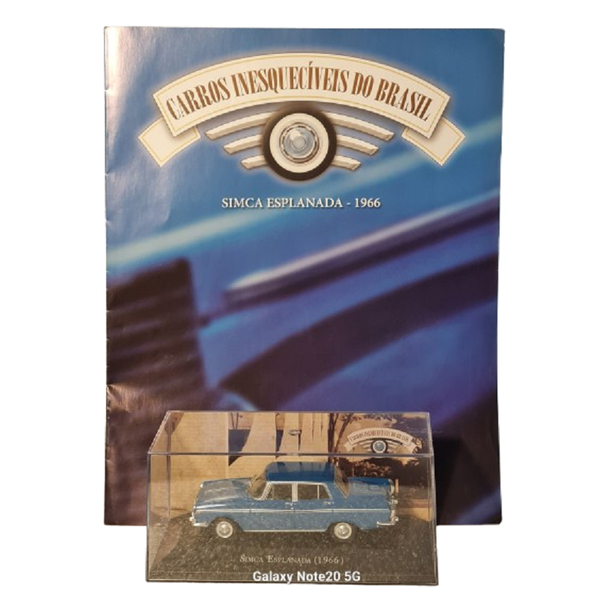 1966 SIMCA ESPLANADA CARROS INESQUECIVEIS DO BRASIL ALTAYA ACRILICO REVISTA