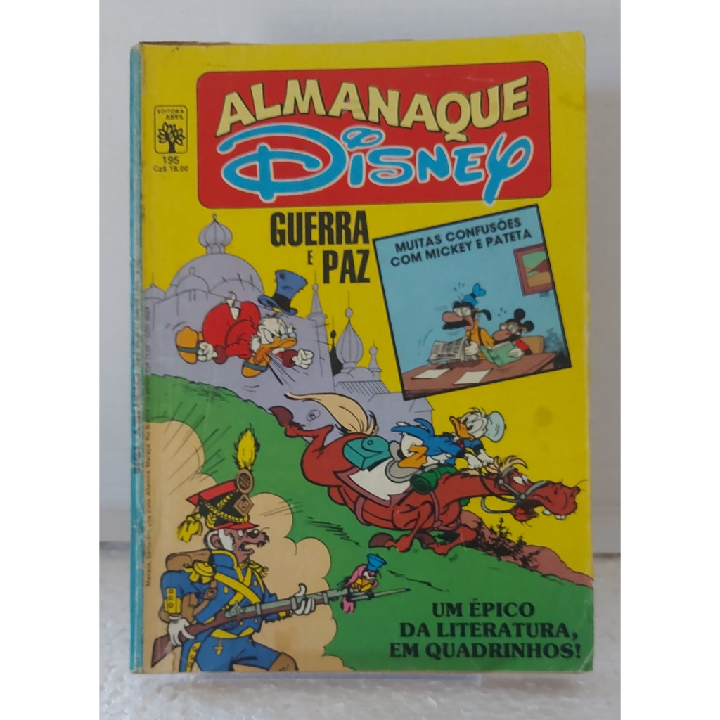 Almanaque Disney 195 - Guerra e Paz-Walt Disney