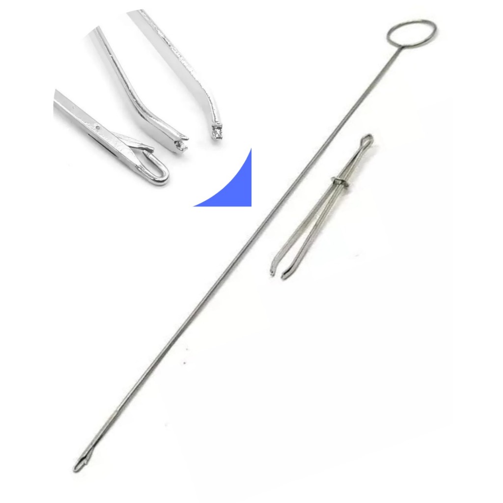 Kit Passador de Elástico/Cordão + Vira Fita Alça Roletê em Oferta na Shopee