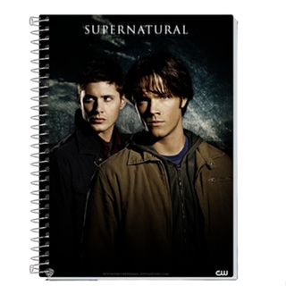 Caderno Personalizado Supernatural | Capa Dura com Espiral Metálico | 1 Matéria 10 , 15 20 materias da serie supernatura em Oferta na Shopee