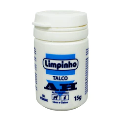 Talco Antisséptico Limpinho AH Para Cães e Gatos 15g