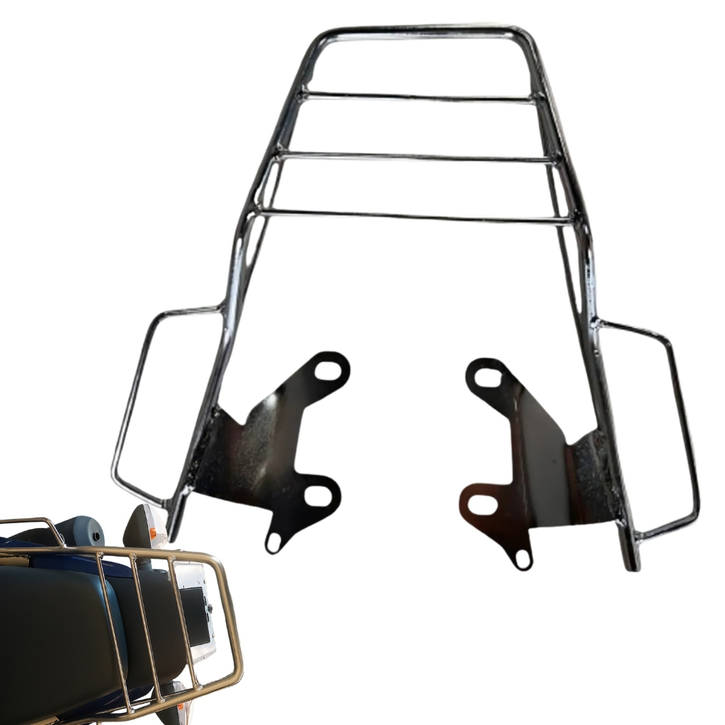 Bagageiro Cromado Com Alça Titan Fan Start Cargo 160 2025 em Oferta na Shopee