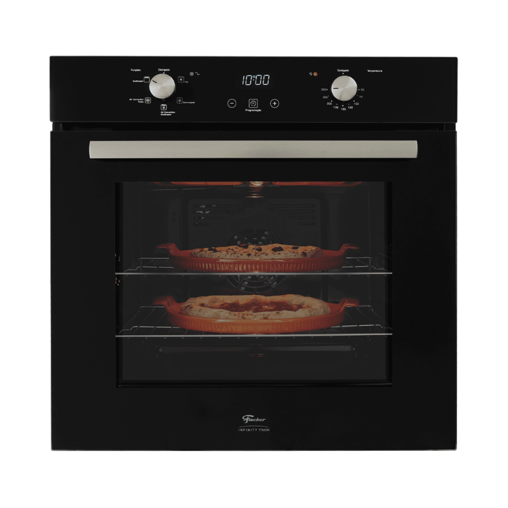 Imagem Forno Elétrico de Embutir Fischer Infinity Touch 82 litros com Air Fryer 220V