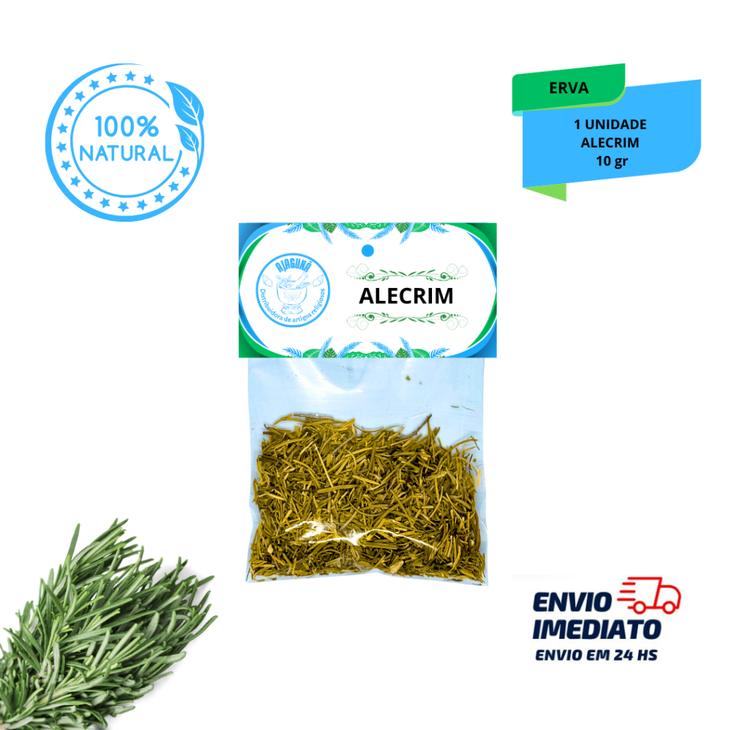 Erva Alecrim 10g Uso em Banhos Chás e Práticas Tradicionais em Oferta na Shopee