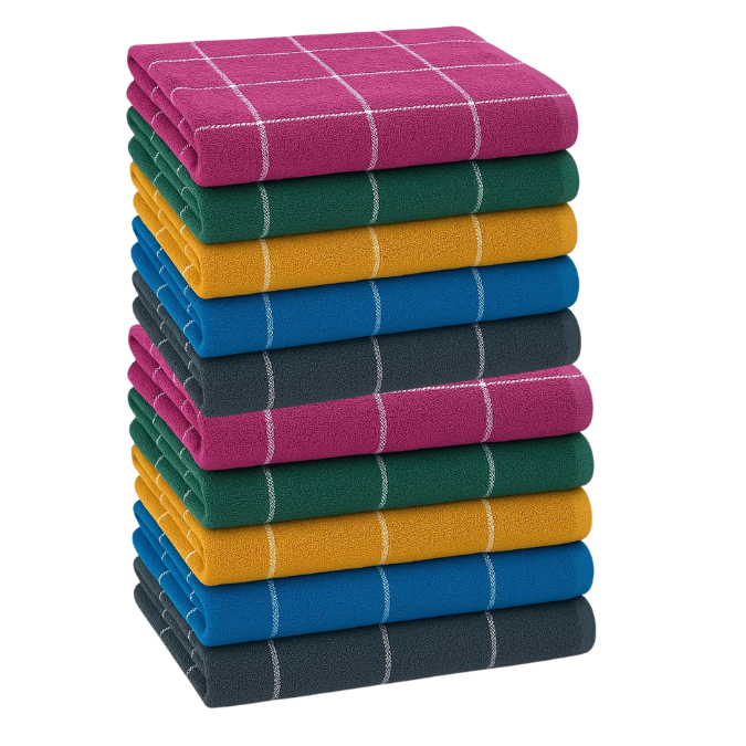 kit 10 ou 05 Pano De Prato Cozinha Grande Max Premiun