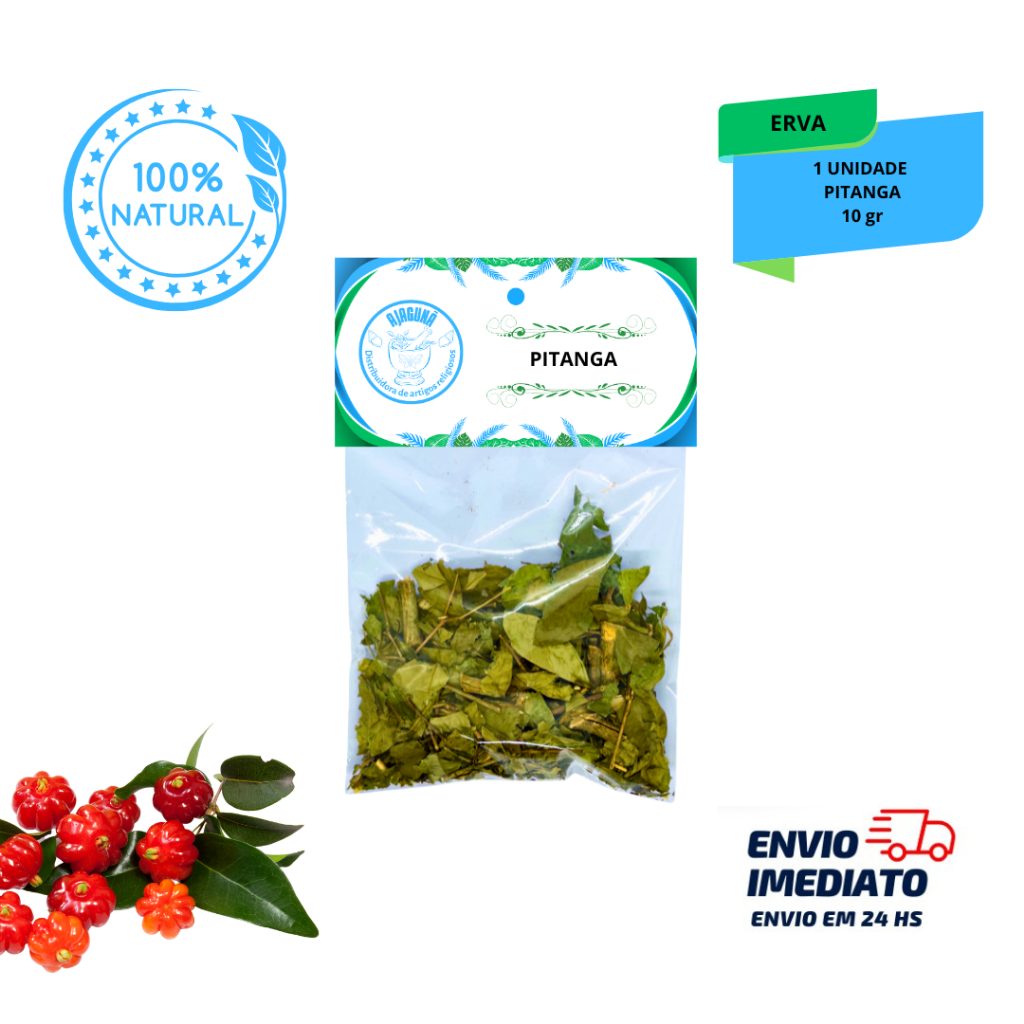 Erva Pitanga 10g Uso em Banhos Chás e Práticas Tradicionais