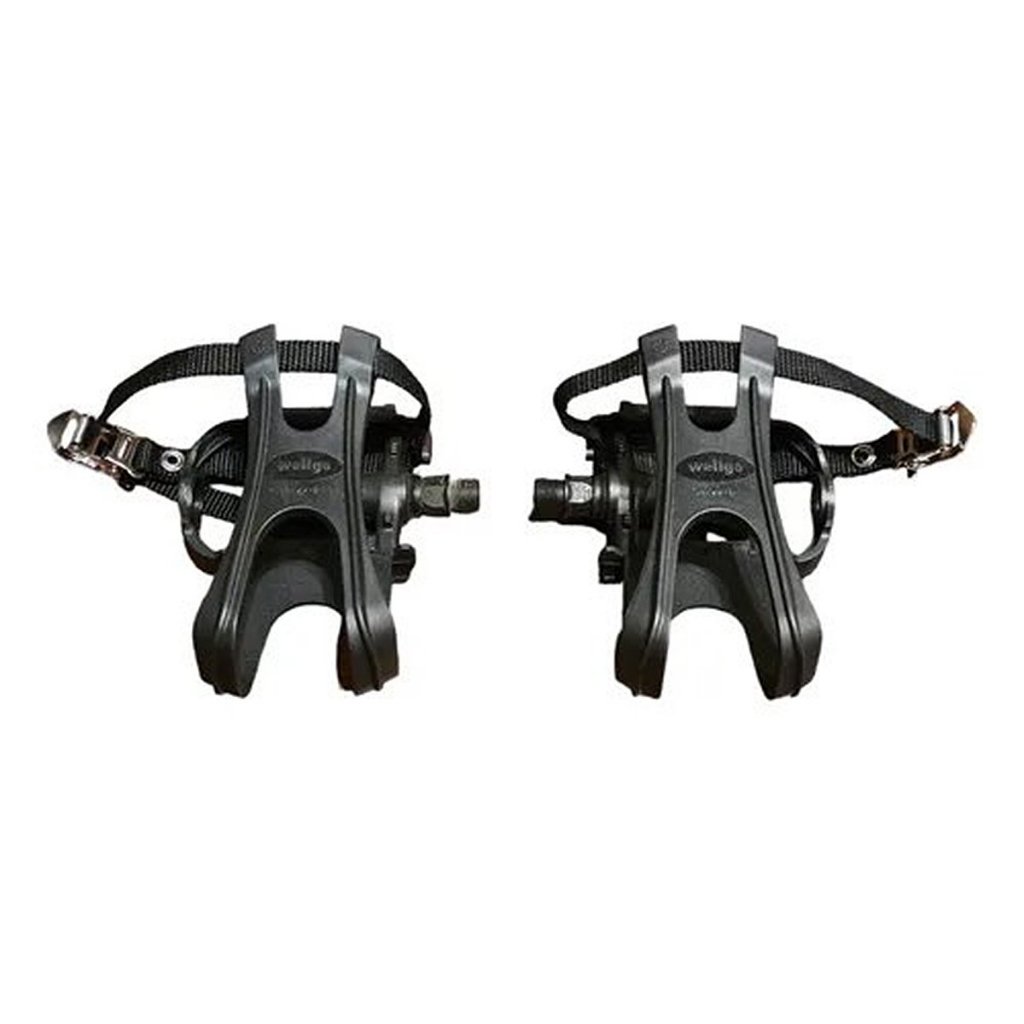 Firma Pé Nylon Wellgo Mt19 Com Correia - Para Pedal Plataforma