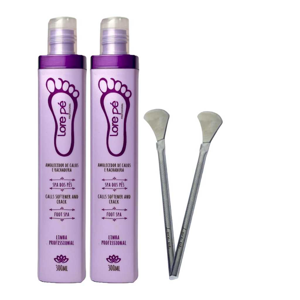 2 Amolecedor de Calos e Rachaduras + 2 Espátula Aproveite A Oferta