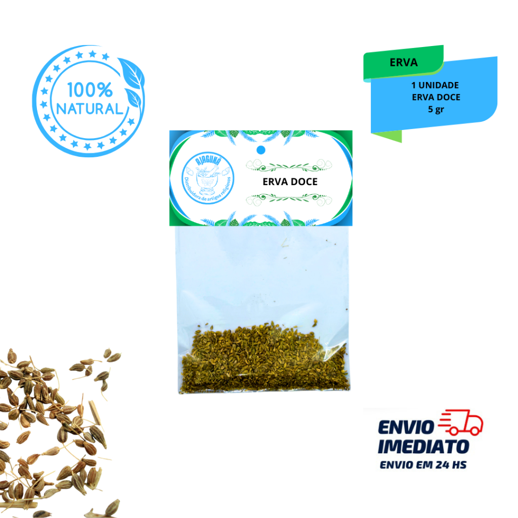 Erva Doce 5g Uso em Banhos Chás e Práticas Tradicionais