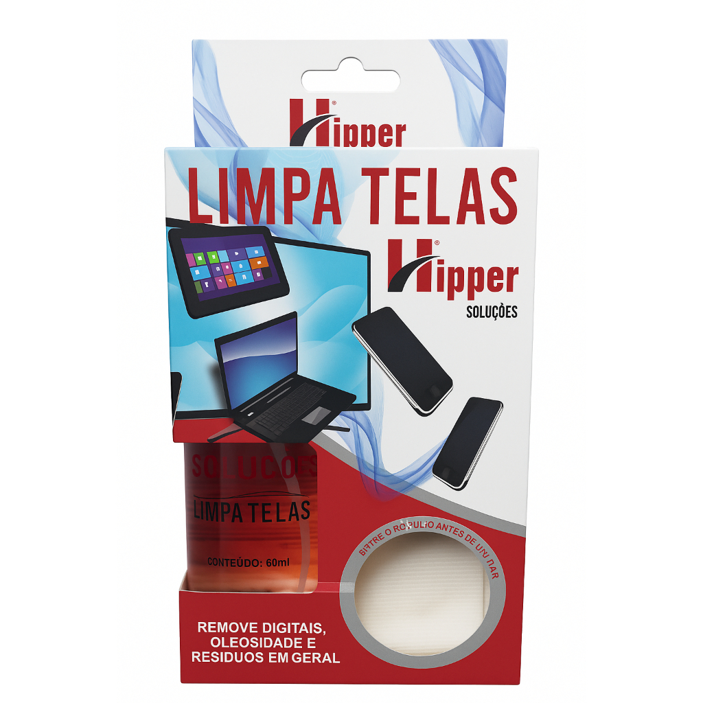 Kit Limpa Telas Tvs Gps Celular Vidros Bactericida