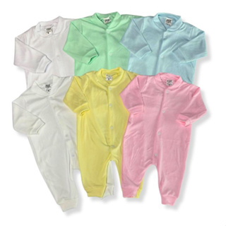 Macacão de Bebe Liso Malha Canelada Linha Basic Confortável em Oferta na Shopee