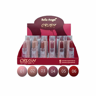 Batom matte crush - Belle angel em Oferta na Shopee