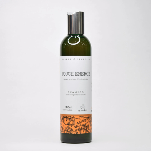 Shampoo Energizante Touch Energy Para Aliviar Estresse e Tensão Grandha 300ml