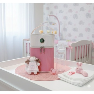 Porta Mamadeira Térmico Prático para Passeio e Viagem com Isopor para 2 Mamadeiras em Oferta na Shopee