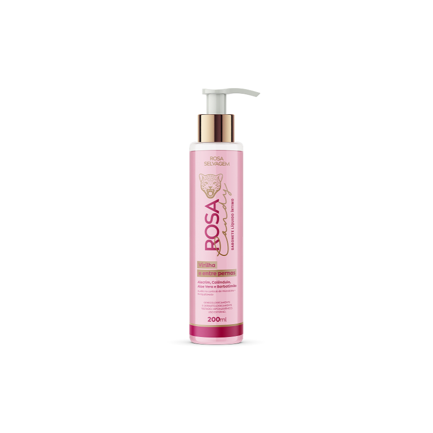 Sabonete Íntimo Rosa Candy - 1 unid. - Rosa Selvagem 200ml