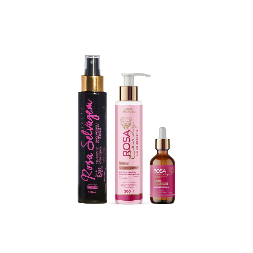Kit Rosa Candy - Clareador de PPK - Rosa Selvagem em Oferta na Shopee