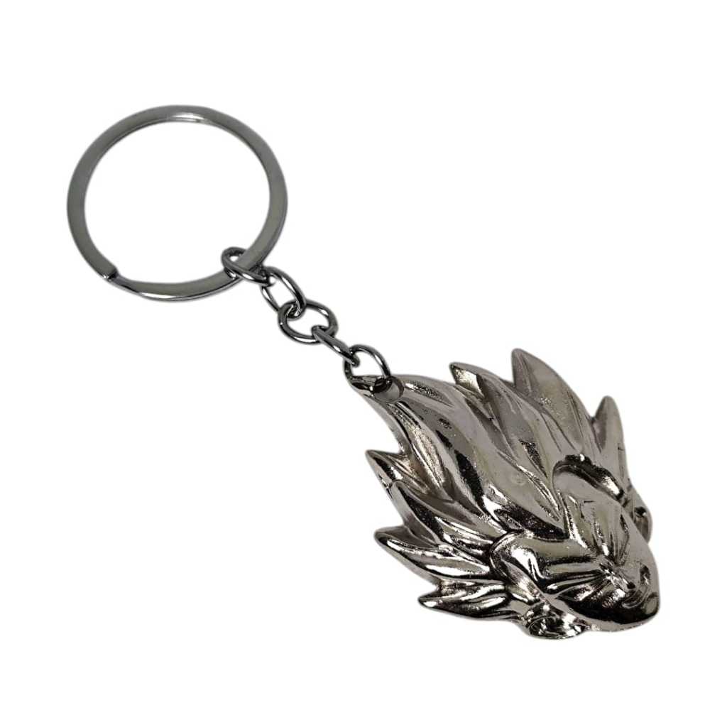Chaveiro De Metal Vegeta Super Saiyajin Anime Dragon Ball Z Para Mochila Presente