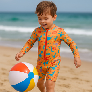 Macaquinho Infantil Menino Manga Longa Proteção Solar Queima de Estoque Envio Aleatório em Oferta na Shopee