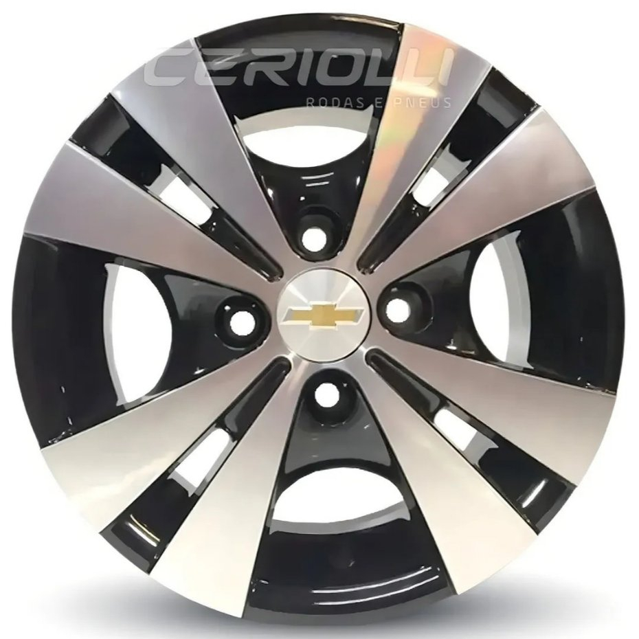 Kit 4 Rodas Chevrolet Aro 14 4x100 GM Chevrolet Trevo Corsa Celta Bicos de Brinde Envio Imediato R39