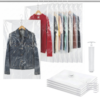 Saco a Vácuo para Roupas Suspenso Organizador de cabides para roupas volumosas - Jaquetas, blusas em Oferta na Shopee