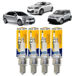 Jogo Velas Ignicao Veloster 1.6 Cerato 1.6 Soul 1.6 16V