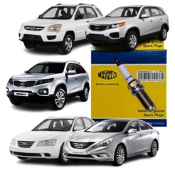 Jogo Velas Ignicao Xtrail Ix35 Sonata Sorento Sportage Gas.