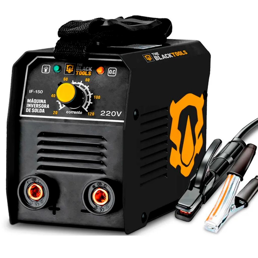 Máquina Solda Inversora Mma The Black Tools Preto 50/60hz Voltagem 220v em Oferta na Shopee