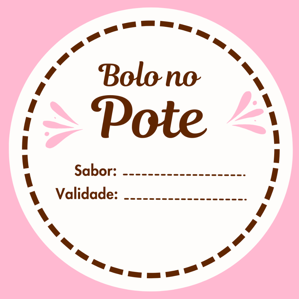 Kit 300  Adesivo Bolo de Pote marmita fit 4x4 em Oferta na Shopee