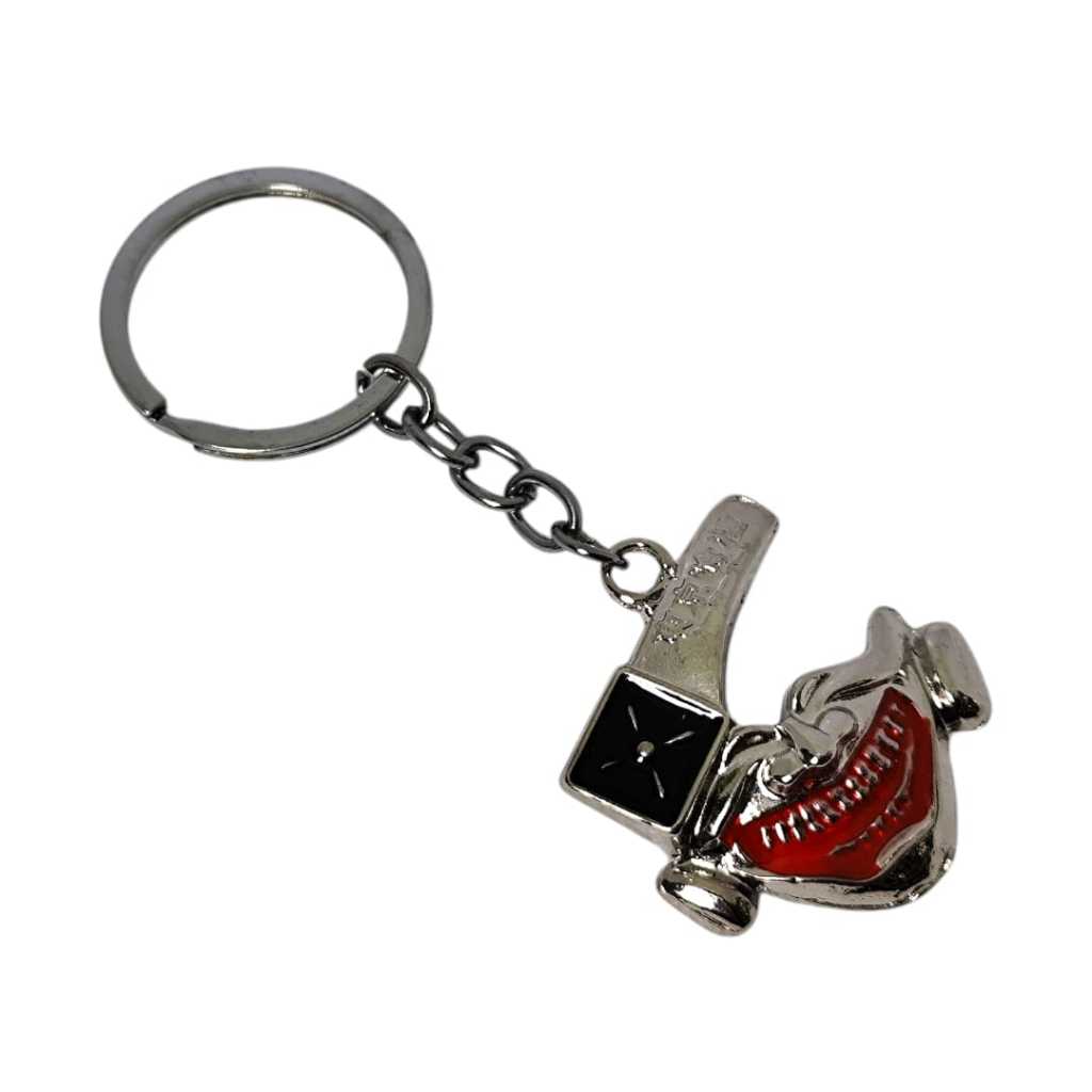Chaveiro De Metal Mascara De Ghoul Do Kaneki Anime Tokyo Ghoul Para Mochila Present