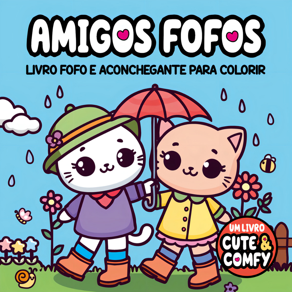 Coleção Cute & Comfy Livros de Colorir