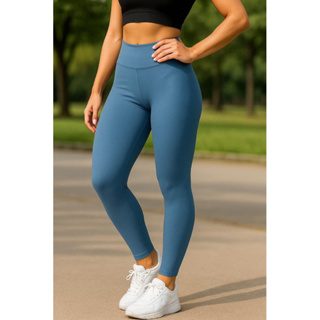 Calça Leggin Em Poliamida Premium Modela Corpo Cintura Cos Alto Leggings Fitness em Oferta na Shopee