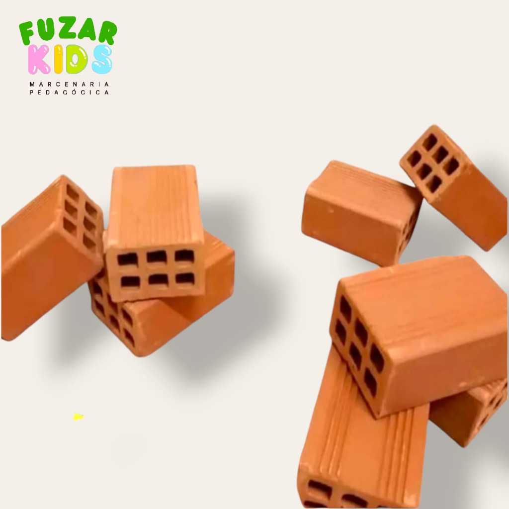 10 MINI TIJOLINHOS PEDAGÓGICOS em Oferta na Shopee
