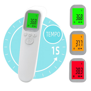 Termômetro Digital Infravermelho Sem Contato Testa Precisão Medição Rápida Médico Clínico em Oferta na Shopee