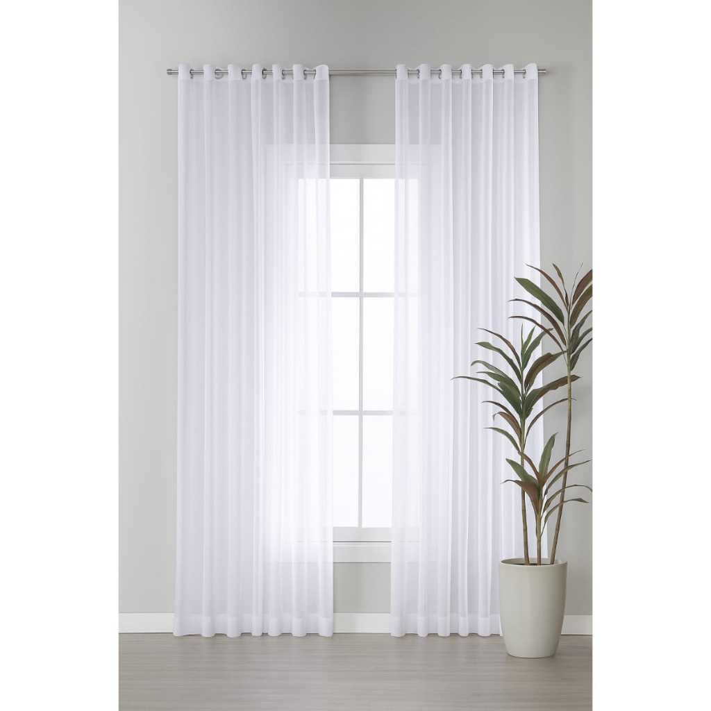 Cortina Linho Flame Tamanho Janela  2,20 x1,40 Quarto Sala Quarto De Bebê Voal Flame