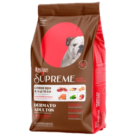 Quatree Ração Supreme Dermato Cães Adultos Cordeiro e Salmão: Onde Comprar | BuscaProdutos