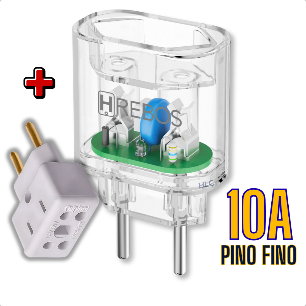 Protetor Elétrico DPS 10A - Contra Raios Surtos Oscilações Quedas Picos de Energia Bivolt 110v 220v
