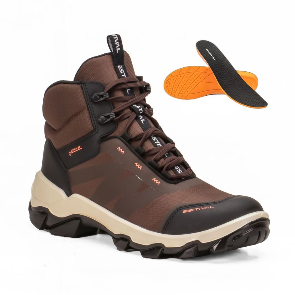 Bota De Segurança Estival Hybrid Future Brown Com Palmilha PU CA 47843 em Oferta na Shopee