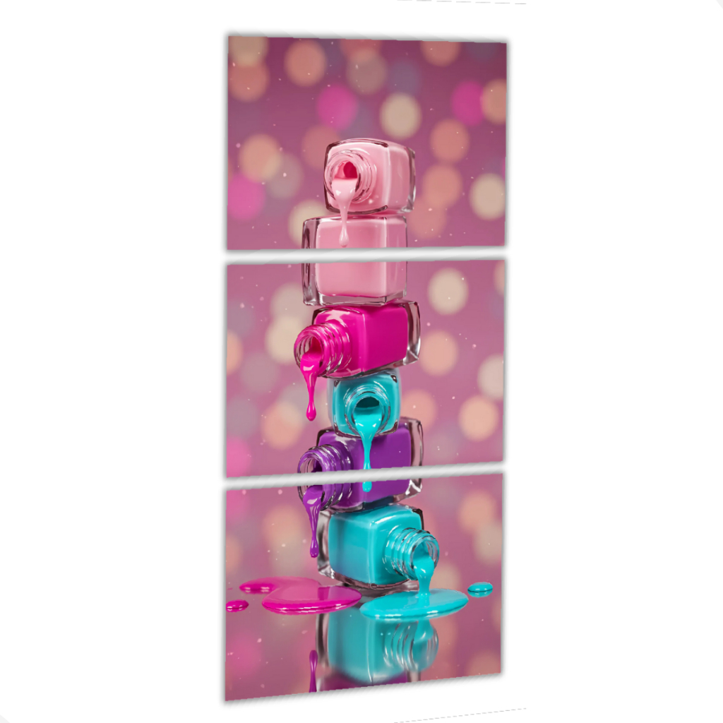 Quadros Decorativos Esmalte Salão de Beleza Nail Designer
