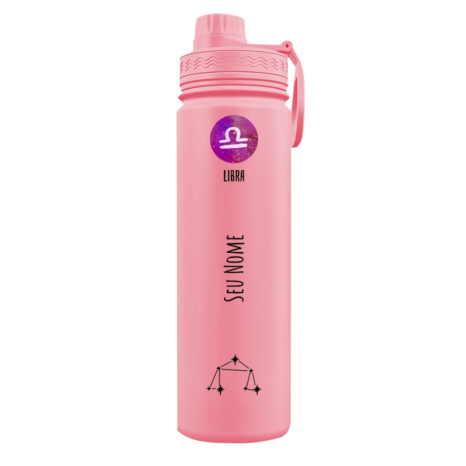 Garrafa Térmica Fresh Com Alça Personalizada Signo - Libra
